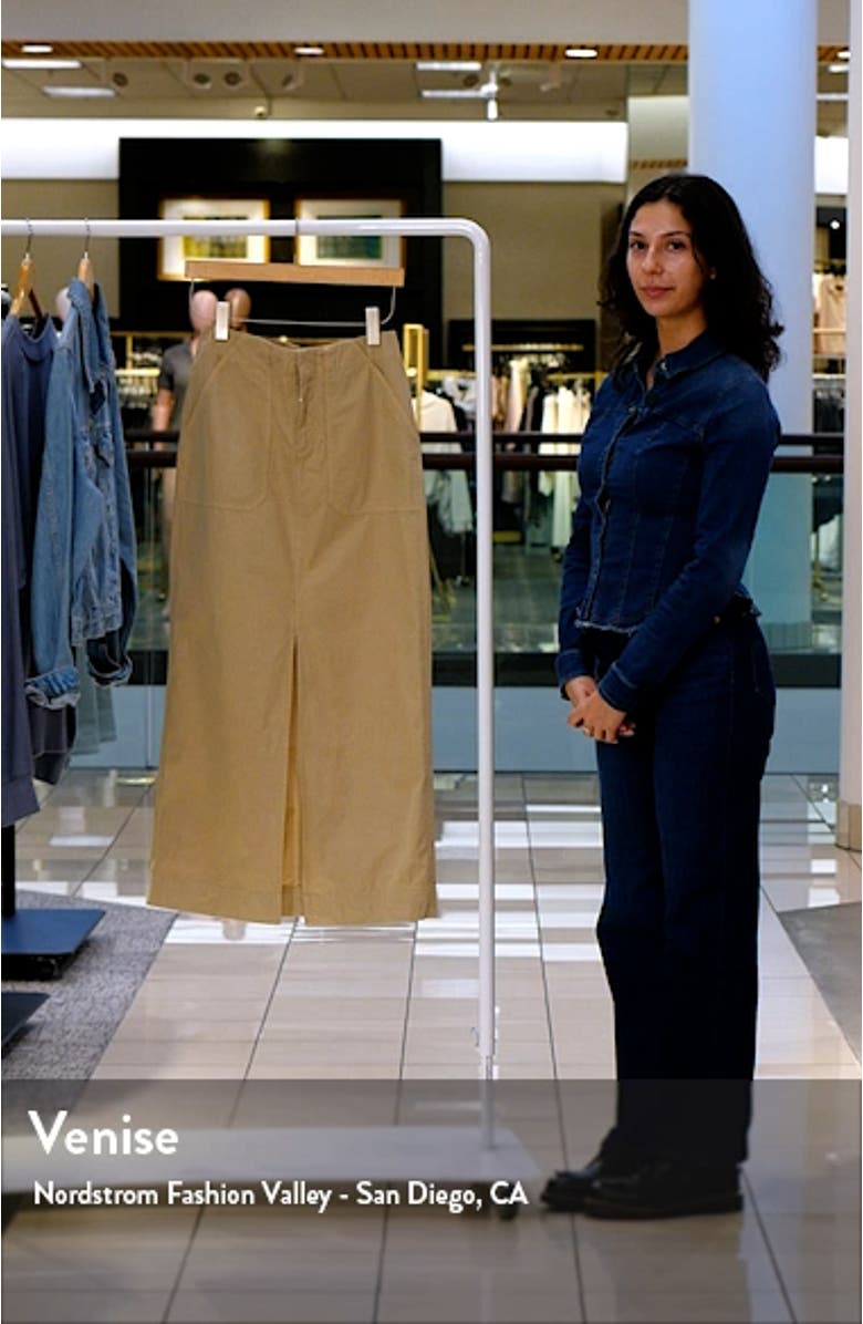 Leyton Cotton Maxi Skirt, sales video thumbnail