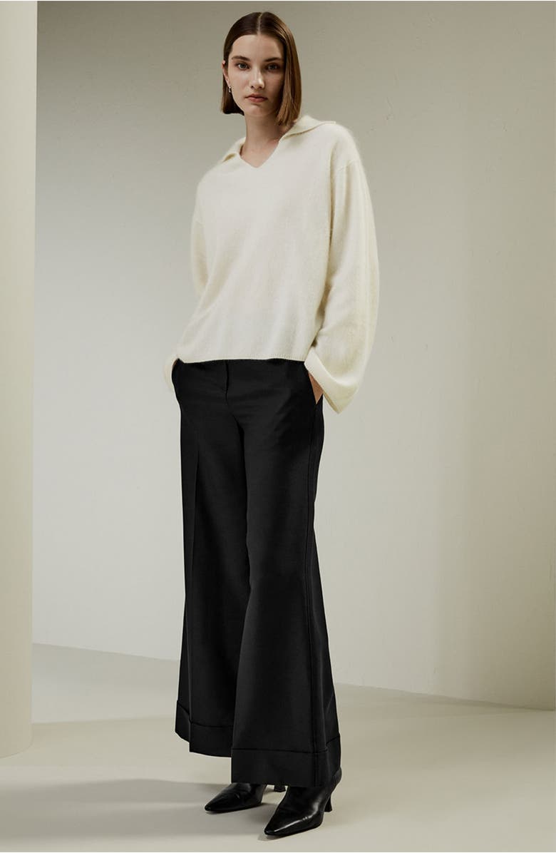 Lilysilk Daphne Sweater, Alternate, color, White