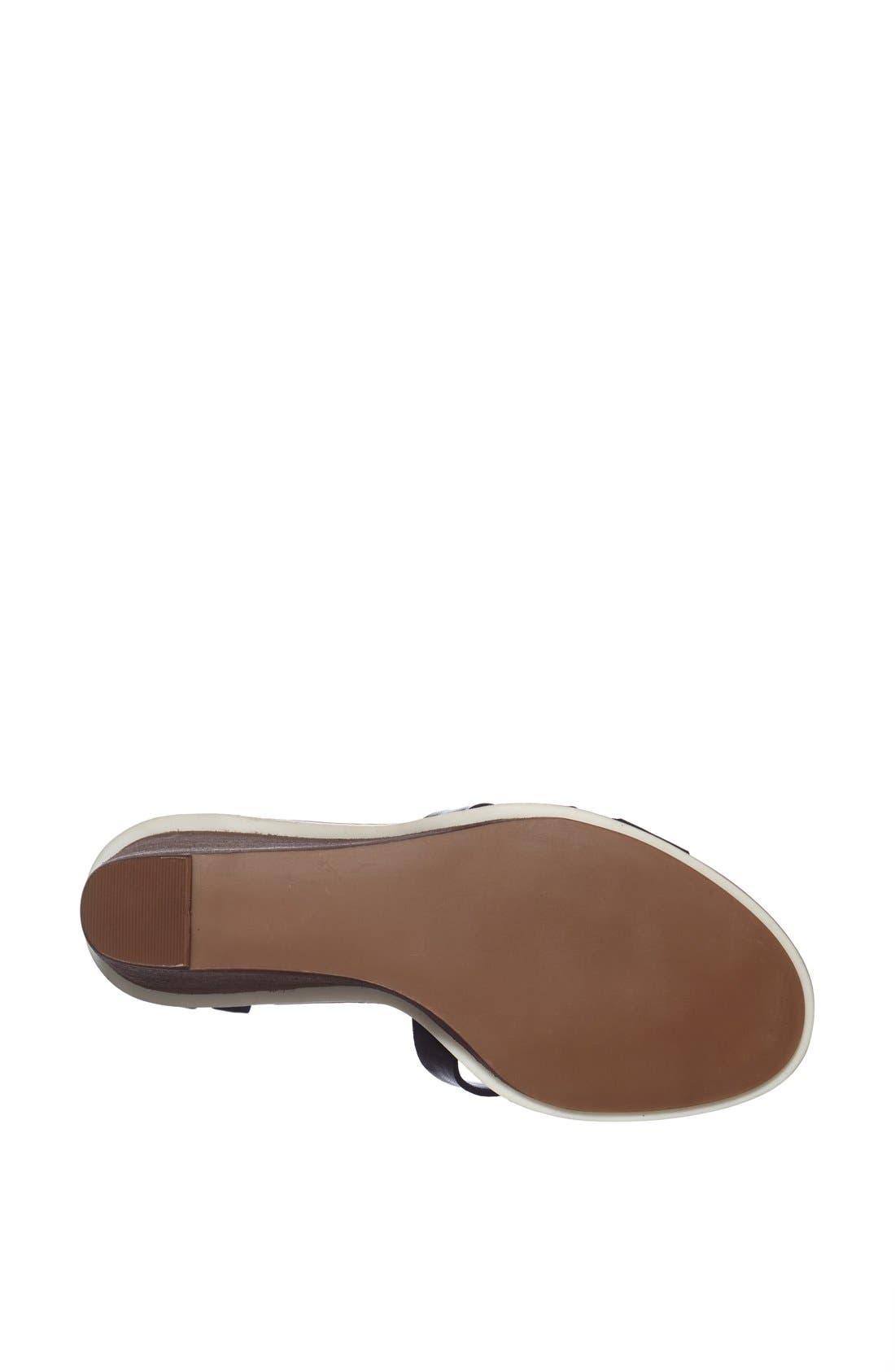 DV by Dolce Vita 'Cho' Wedge Sandal (Nordstrom Exclusive), Alternate, color, BLACK LEATHER