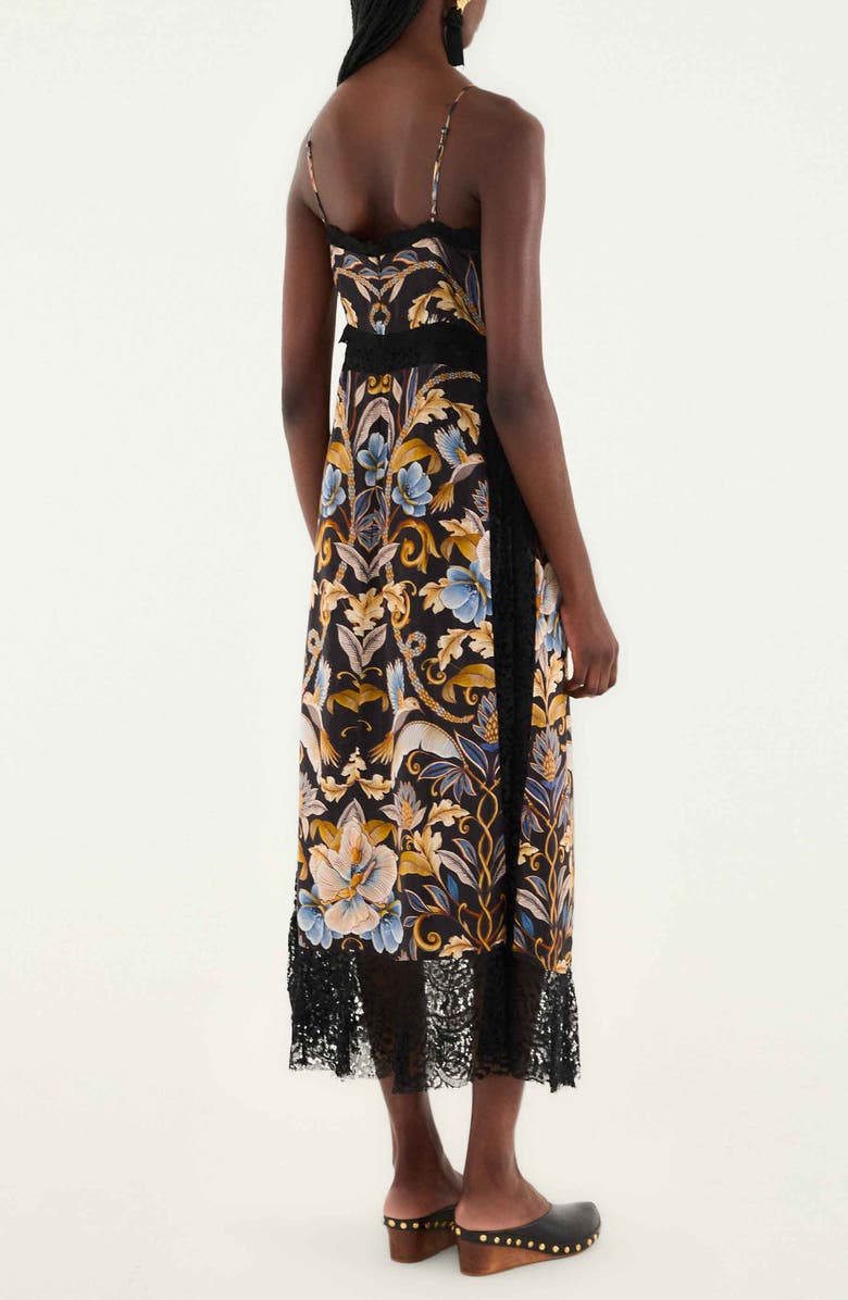 FARM Rio Snake Garden Print Maxi Dress, Alternate, color,