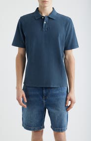 Corridor Brushed Cotton Piqué Polo