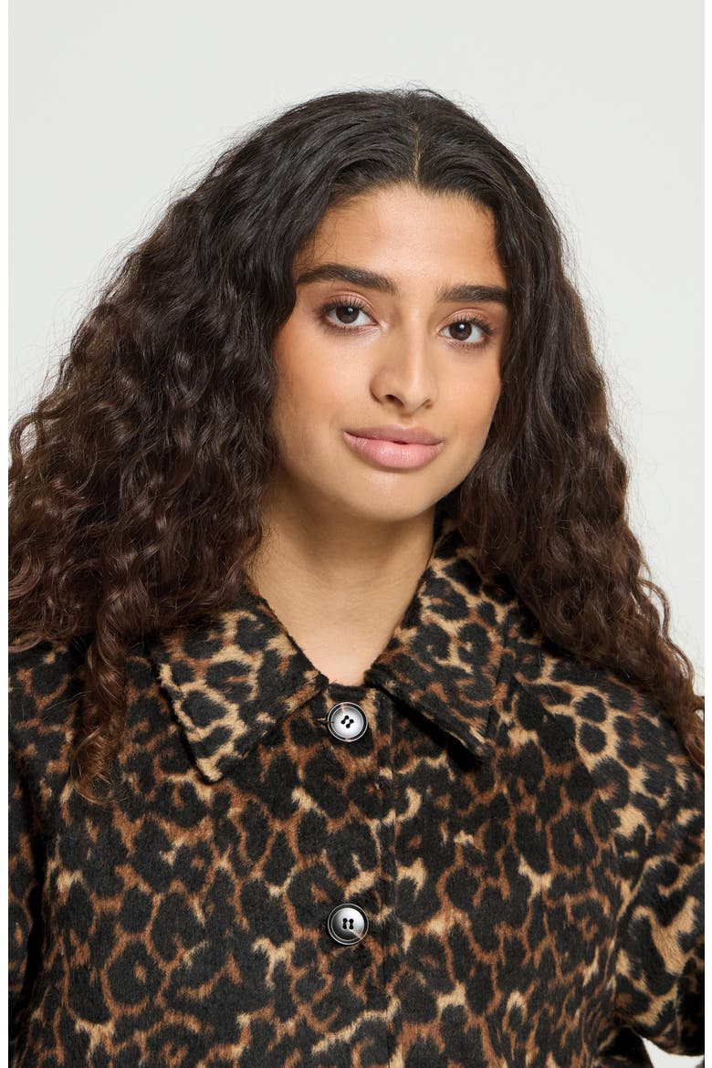 Faux Fur Jacket, Alternate, color, GRAPHIC ANIMAL