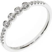 Bony Levy 18K White Gold Diamond Stackable Ring