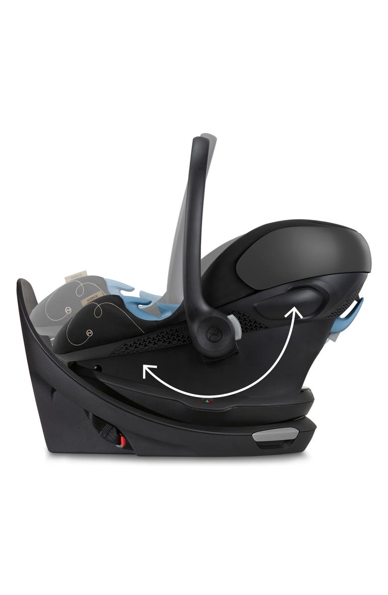 CYBEX Balios S Lux 2 Stroller, Aton G Infant Car Seat & Cot S Lux Travel System, Alternate, color, Moon Black