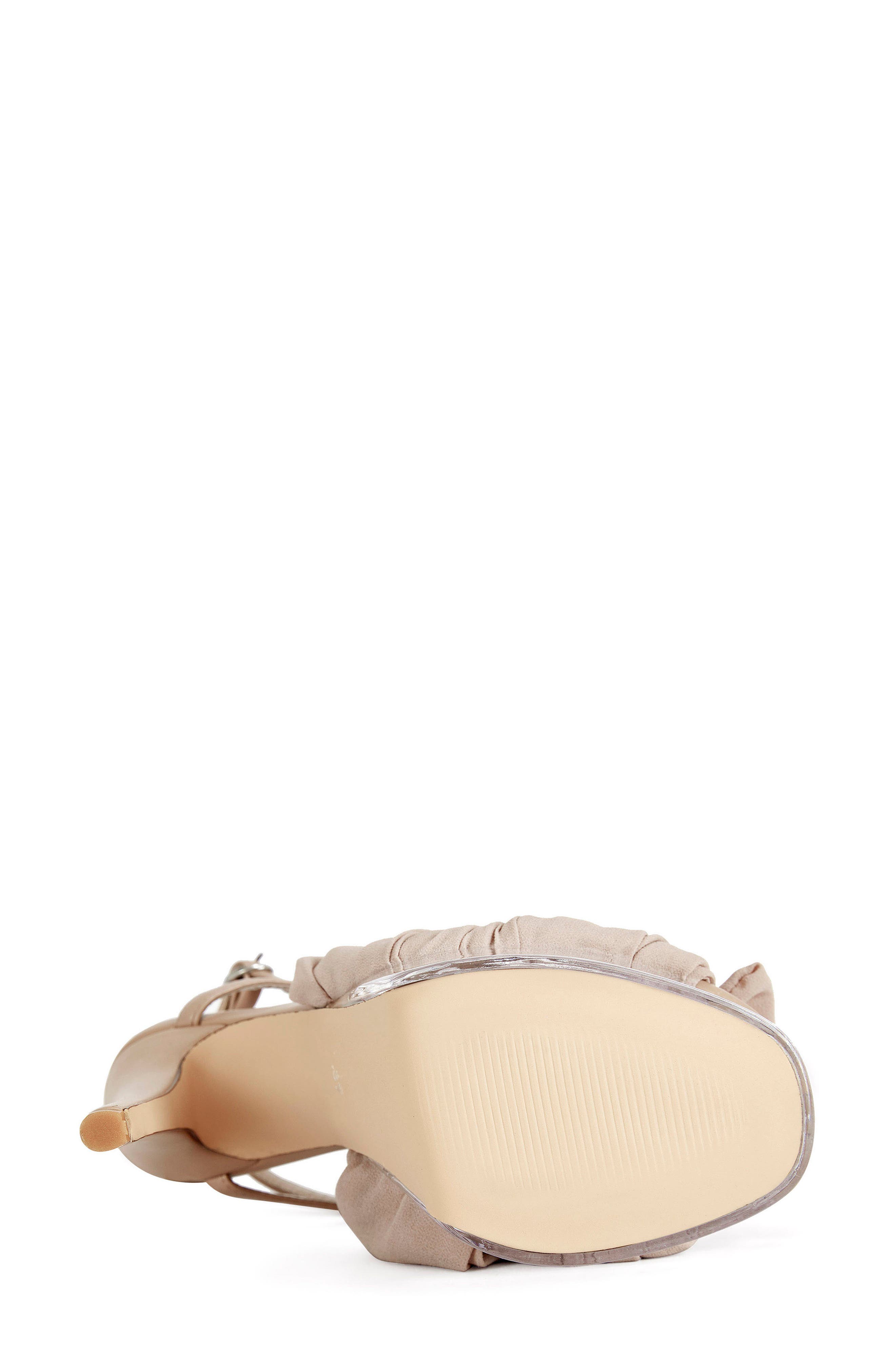 AZALEA WANG Beauden Ankle Strap Platform Sandal, Alternate, color, 