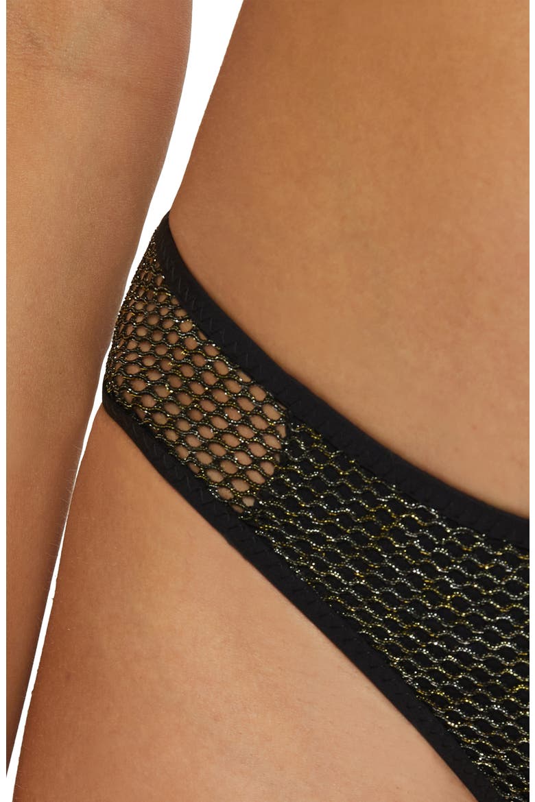 Network Adela Hipster Bikini Bottoms, Alternate, color, BLACK