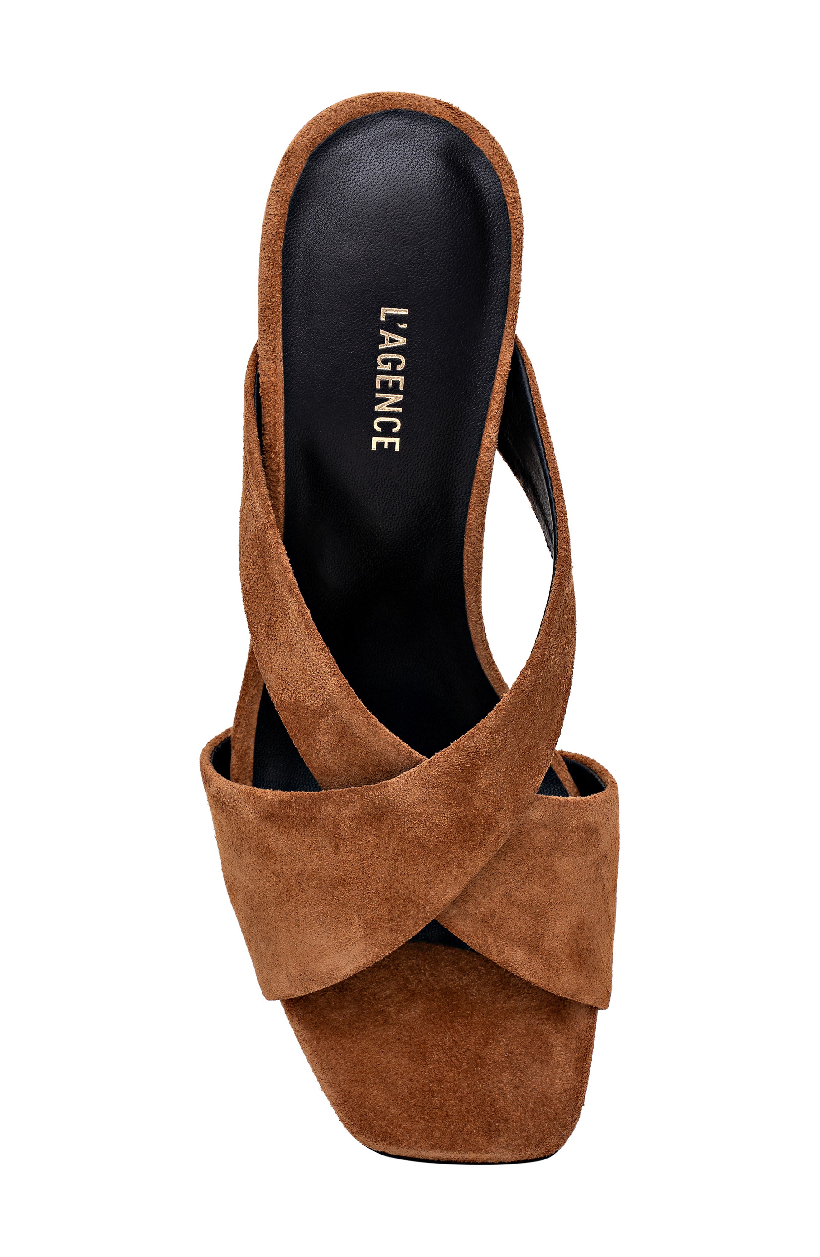Mirabelle Slide Sandal, Alternate, color, BUCKSKIN SUEDE