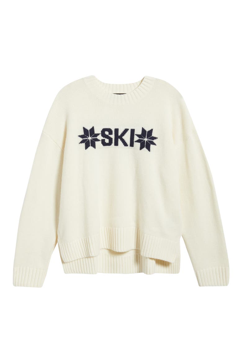 Bliss Ski Sweater, Alternate, color, CREAM