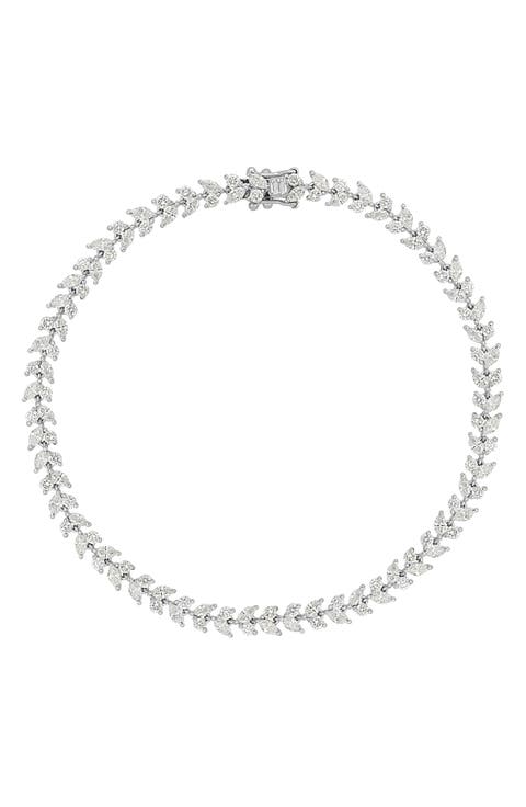 Getty Diamond Floral Tennis Bracelet (Nordstrom Exclusive)