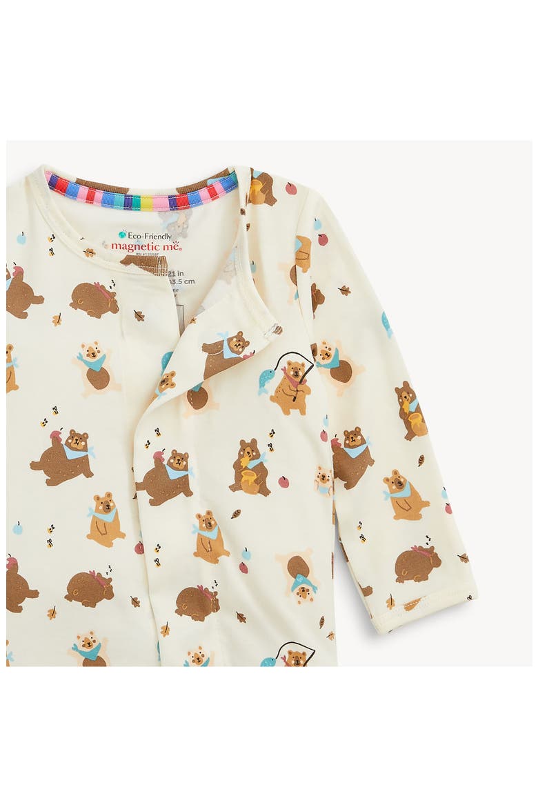 Kids' Beary Silly Modal Footie, Alternate, color, BEIGE