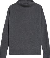Vince Boiled Cashmere Funnel Neck Pullover