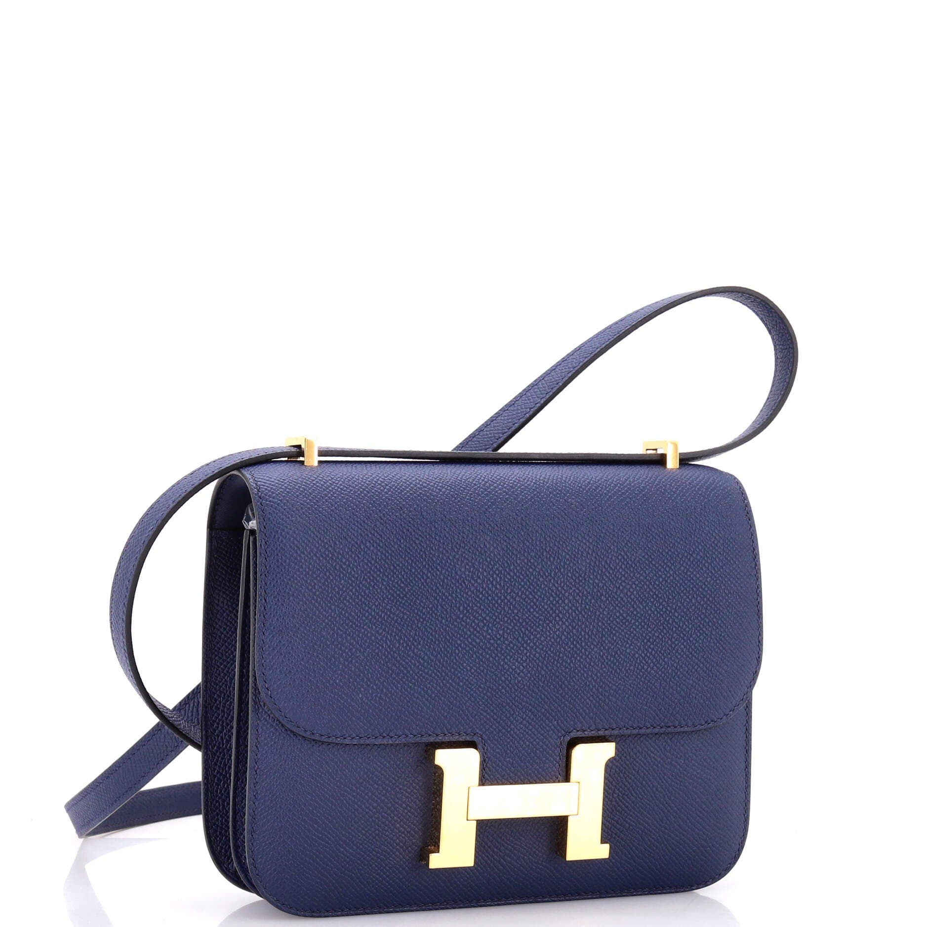 Constance NM Bag Epsom 18, Alternate, color, Bleu Navy