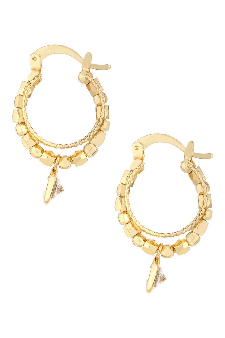 Boho Hoop Earrings, Alternate, color, GOLD