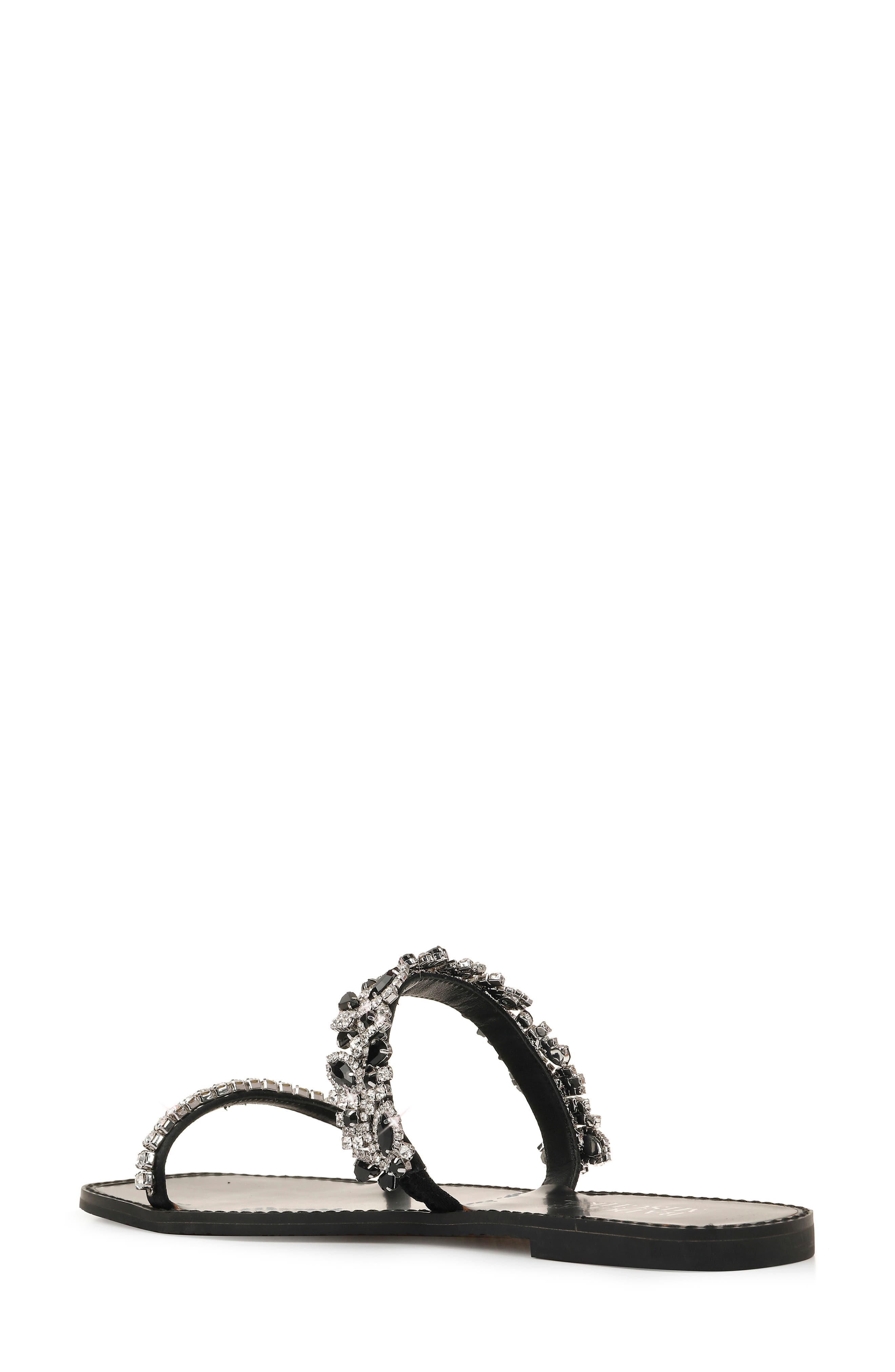 Badgley Mischka Collection Badgley Mischka Jenelle Embellished Slide Sandal, Alternate, color, 