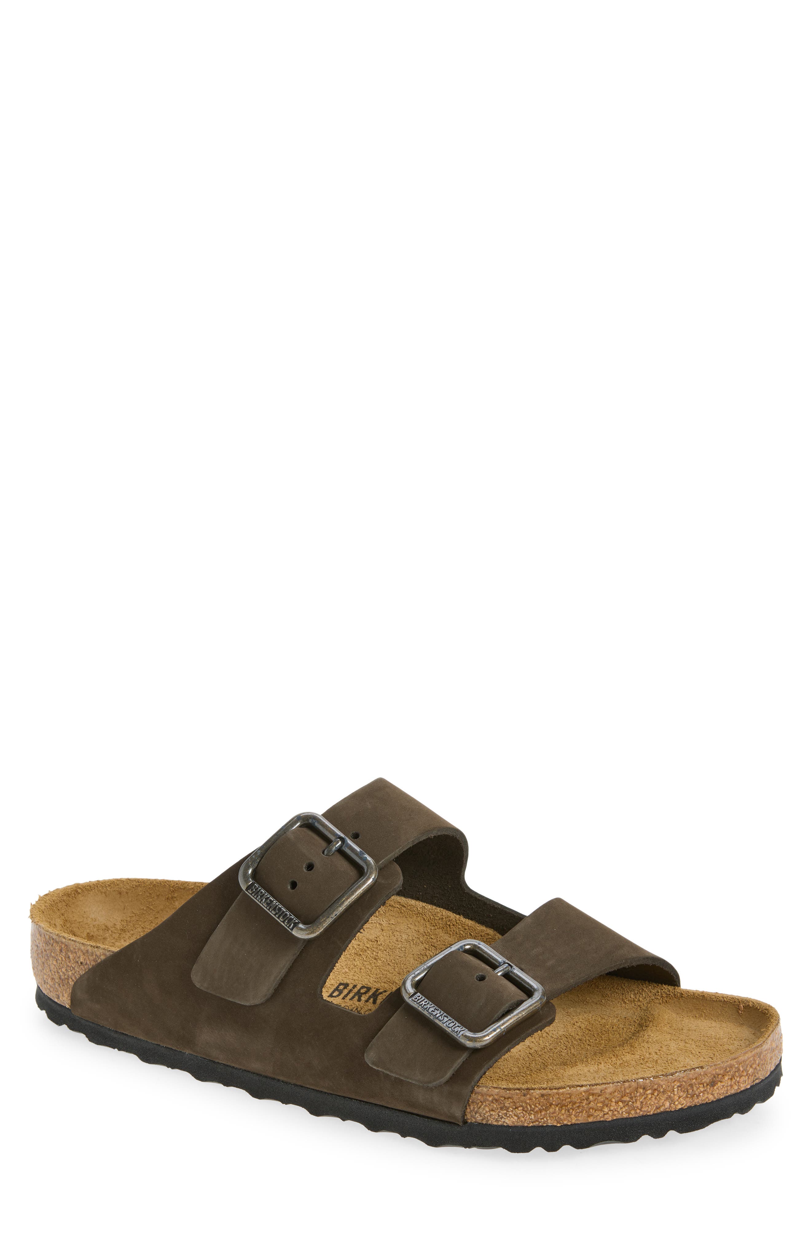Arizona Wire Buckle Sandal, Main, color, MOCHA