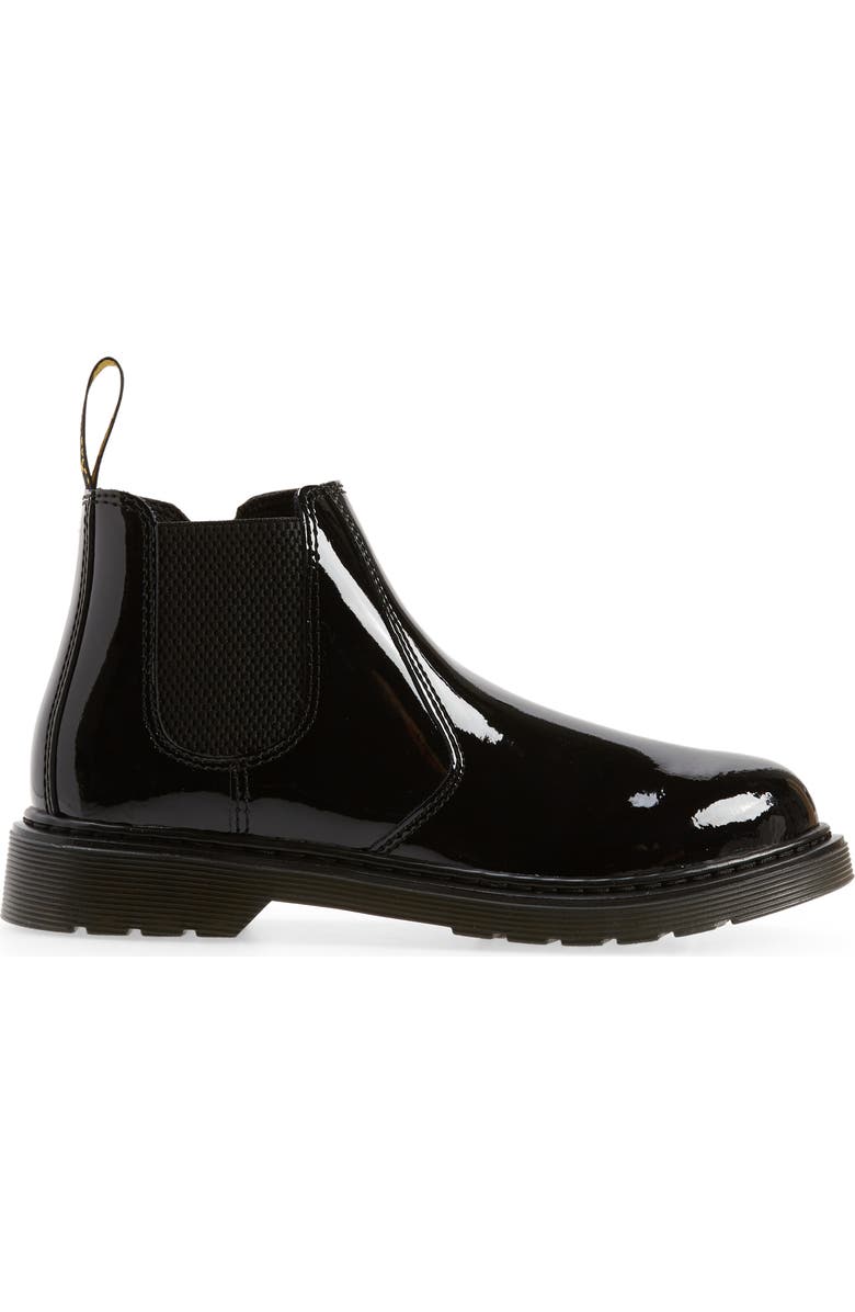 Dr. Martens Kids' 2976 Patent Chelsea Boot, Alternate, color,