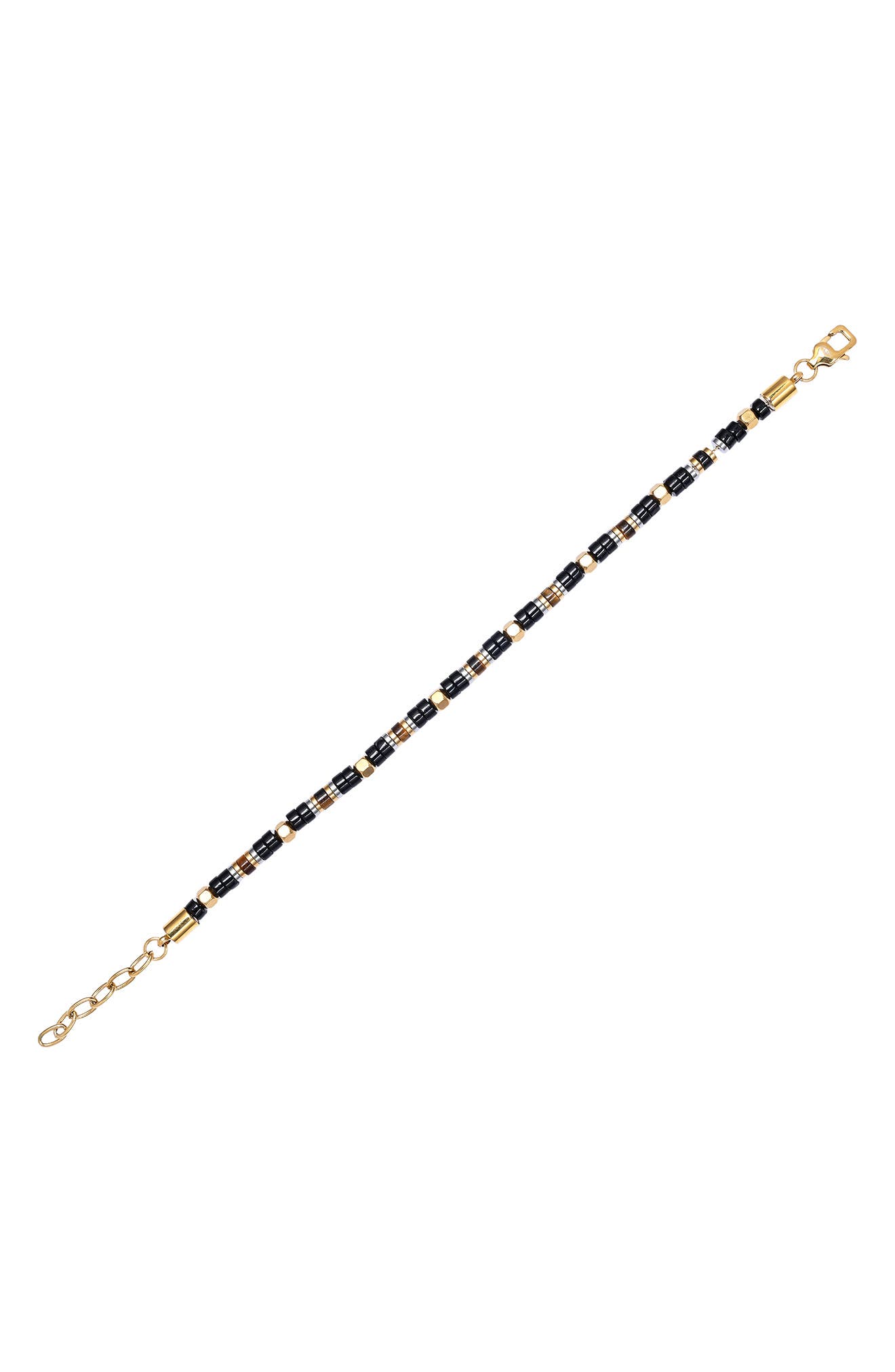 EYE CANDY LOS ANGELES Men's Matthew Stone Beaded Bracelet (Women ...
