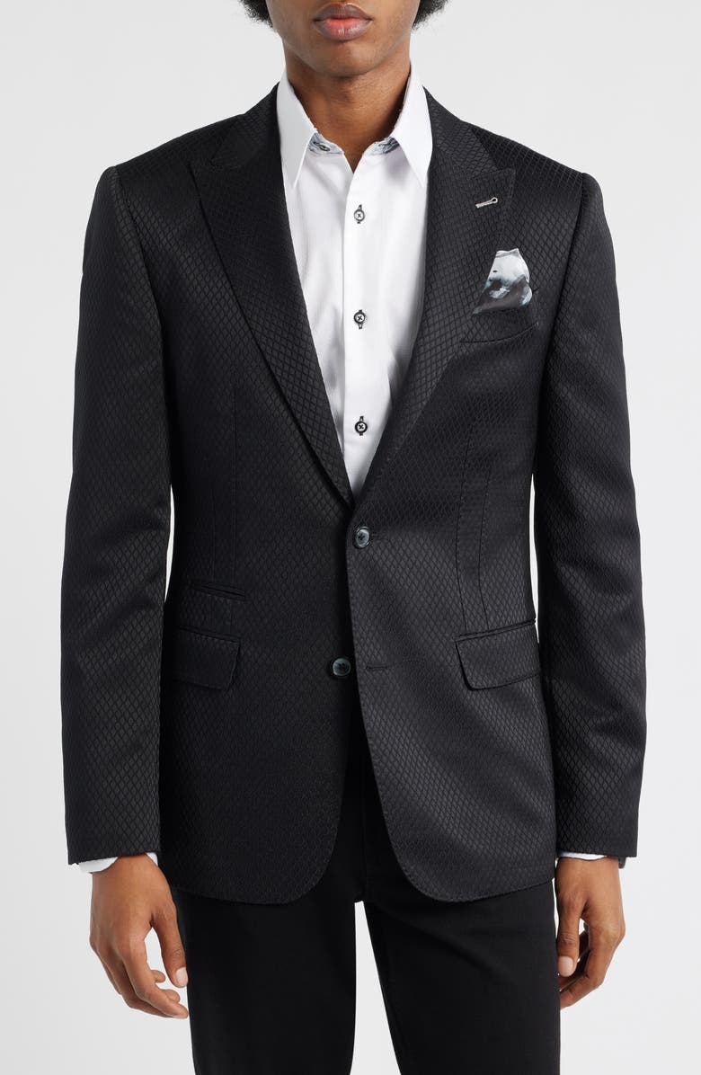 Siragusa Sinai Collection Sport Jacket, Main, color, Black