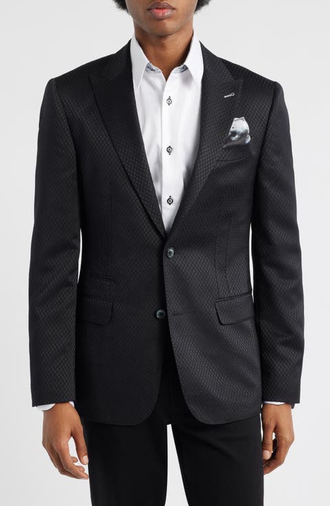Black Jacquard Blazer