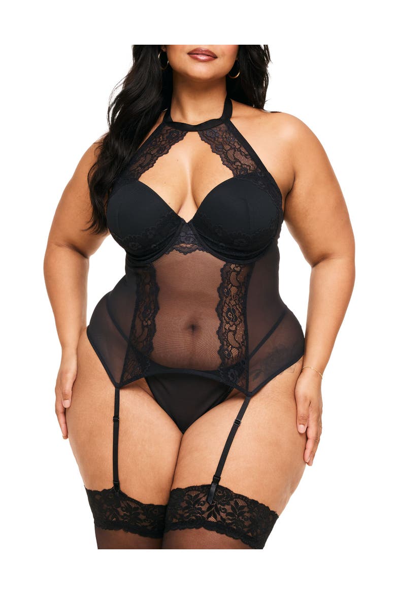 Eave G-String Panties, Alternate, color, Black