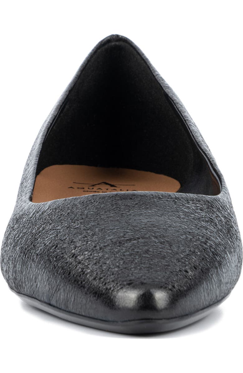 Aquatalia Penina Weatherproof Pointed Toe Flat, Alternate, color,