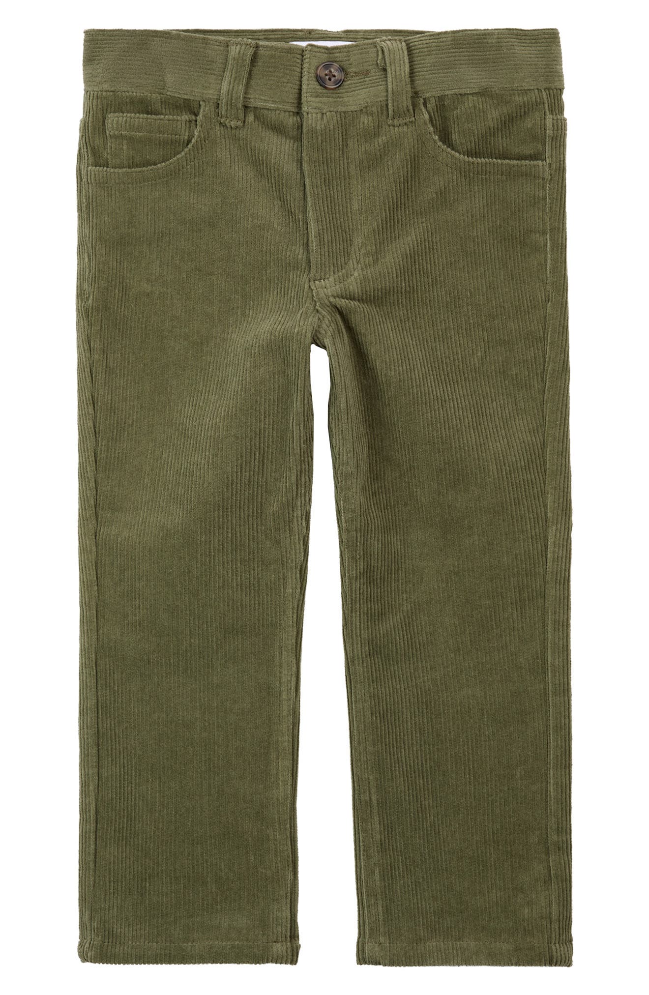 MILES THE LABEL Kids' Stretch Organic Cotton Corduroy Pants