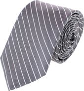 Trafalgar Declan Diagonal Stripe Silk Business Necktie