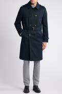 Hart Schaffner Marx Bridgeport Water Resistant Double Breasted Trench Coat