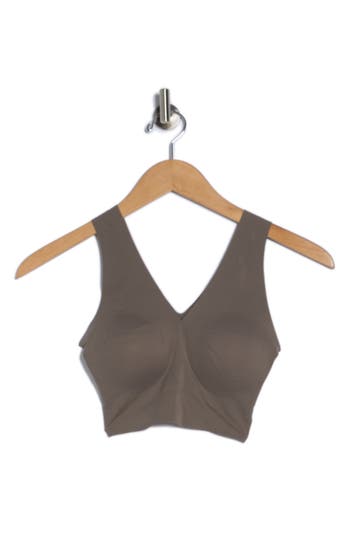 True & Co. True & Co True Everybody V-neck Bra In Brown