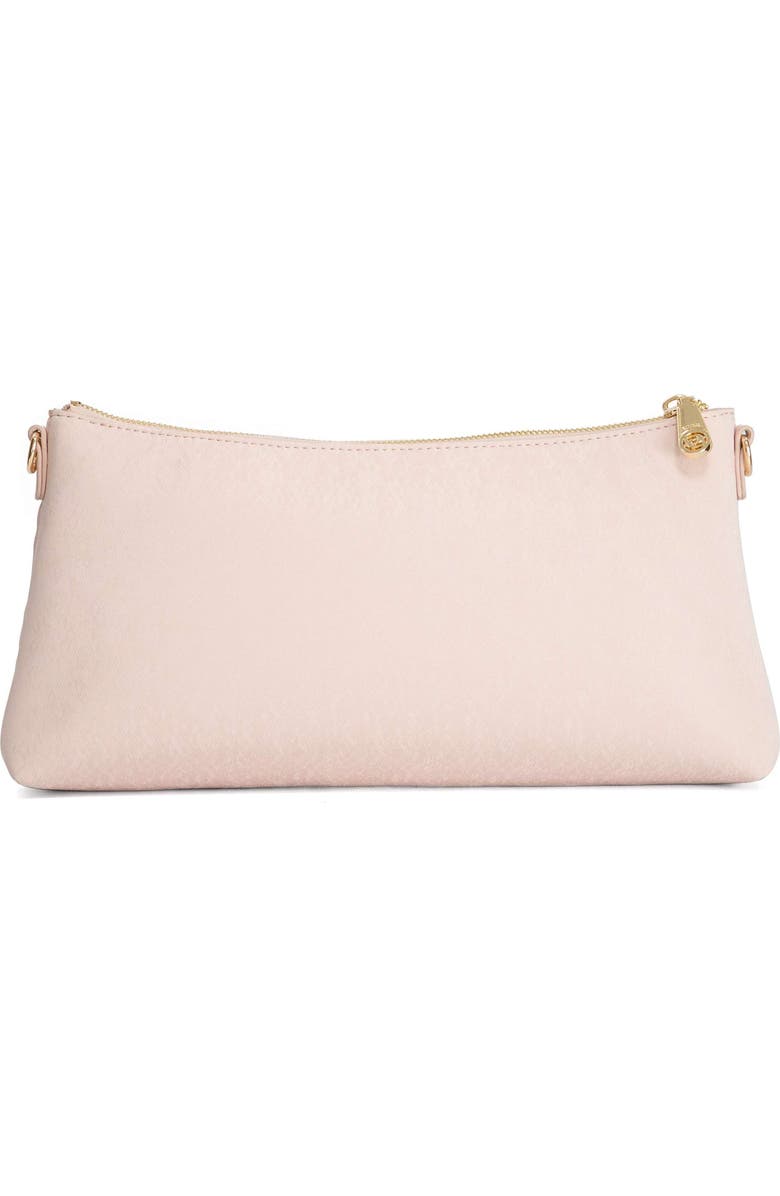 Dune London Earlington Small Zip Shoulder Bag, Alternate, color, Blush