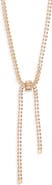 EYE CANDY LOS ANGELES Mia Cubic Zirconia Lariat Necklace