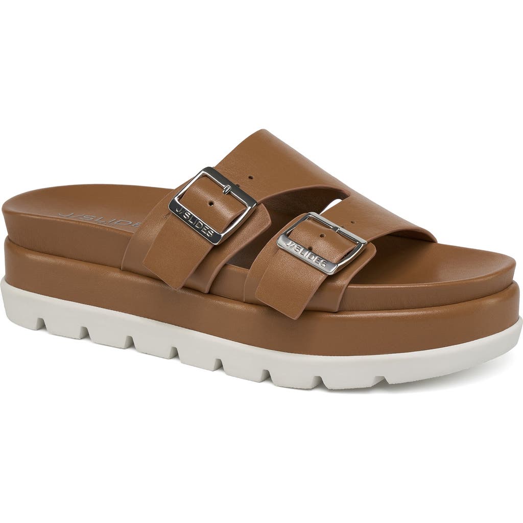 JSlides Footwear Bianca Sandal in Tan  product