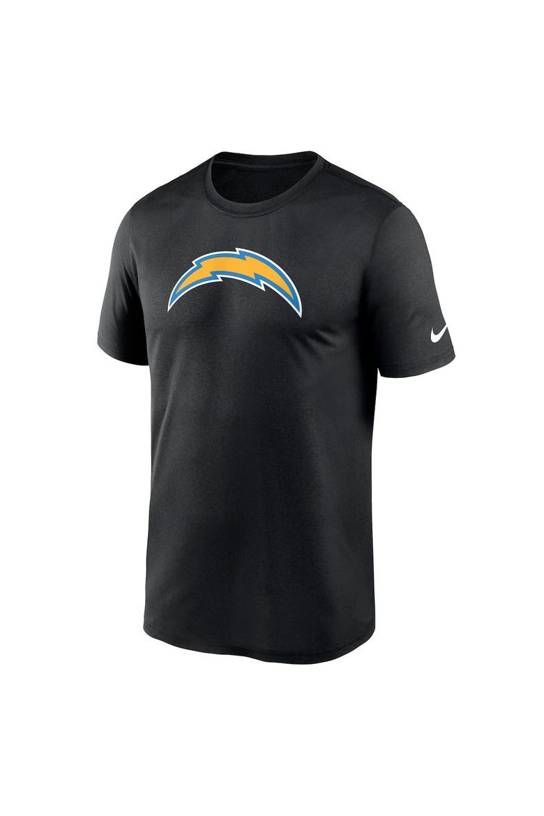 Men's Nike  Black Los Angeles Chargers Legend Logo Performance T-Shirt, Alternate, color, Black