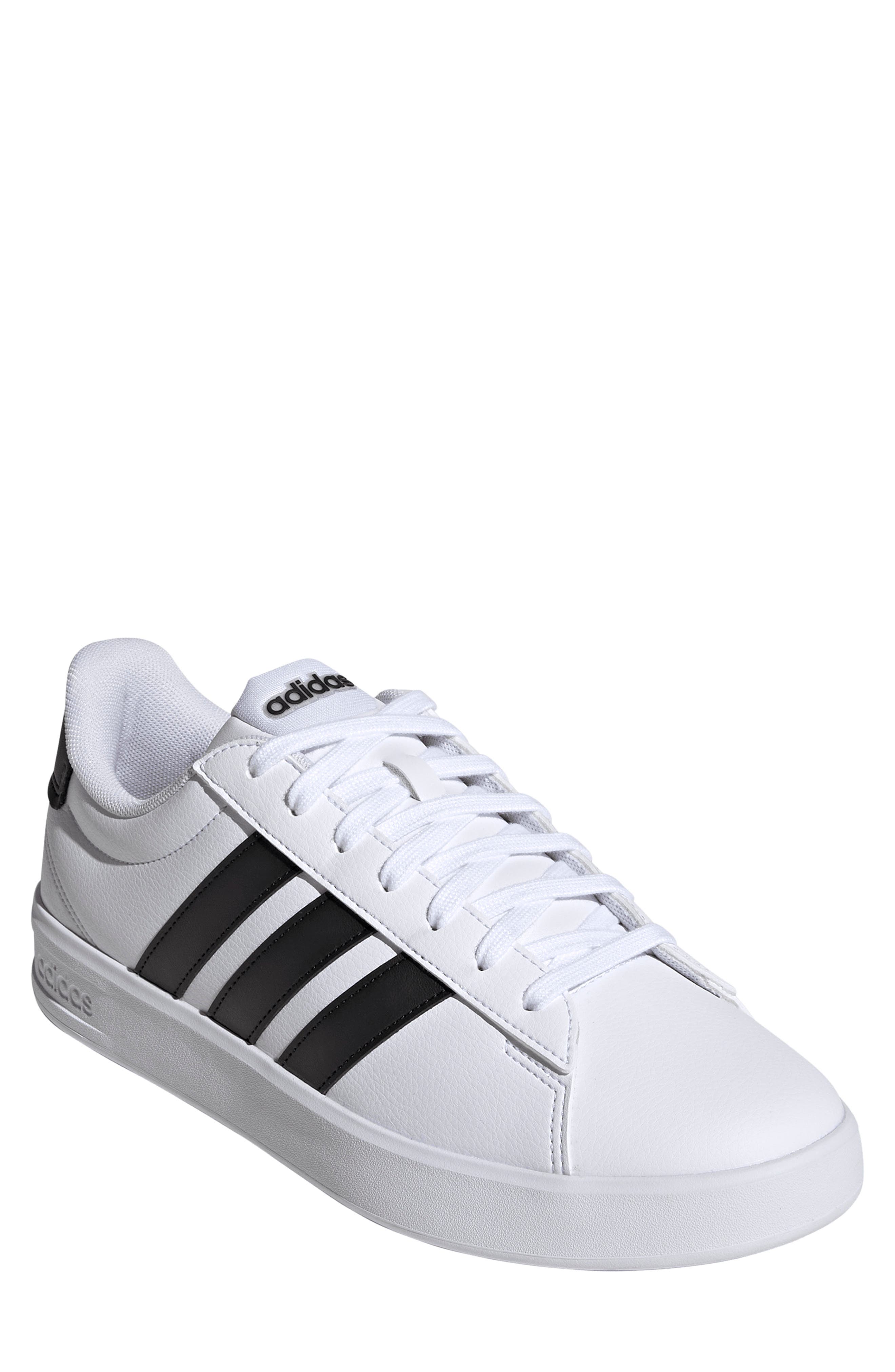 Grand Court 3.0 Sneaker, Main, color, WHITE/CORE BLACK/ WHITE