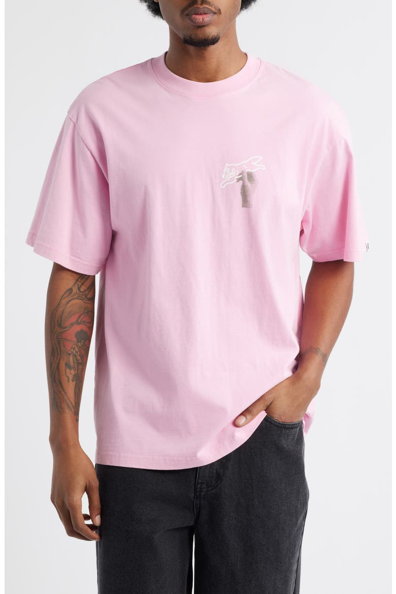 Handy Cotton Graphic T-Shirt, Main, color, PRISM PINK