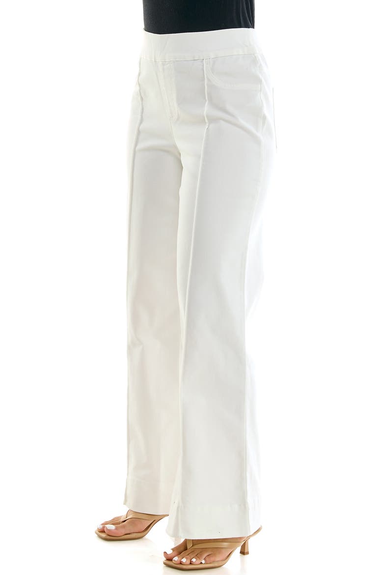 Pull-On Wide Leg Jeans, Alternate, color, IVORY