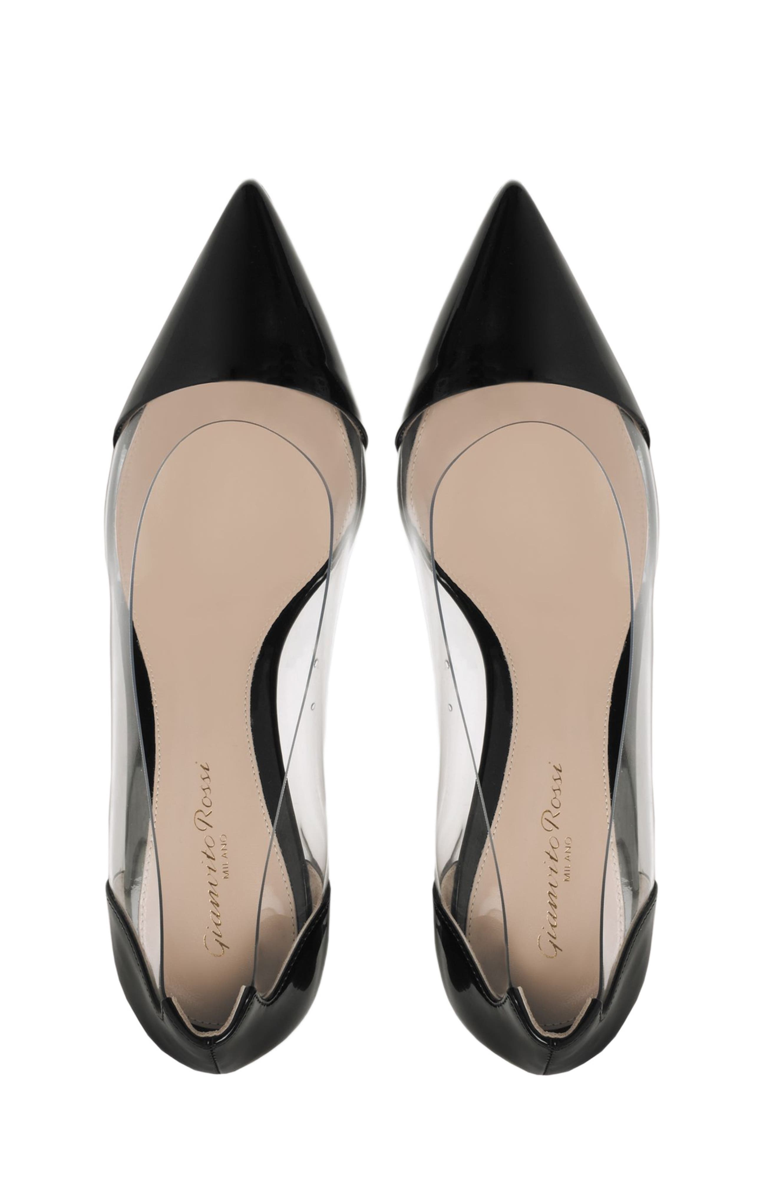 Gianvito Rossi Plexi 55 Pumps, Alternate, color, 
