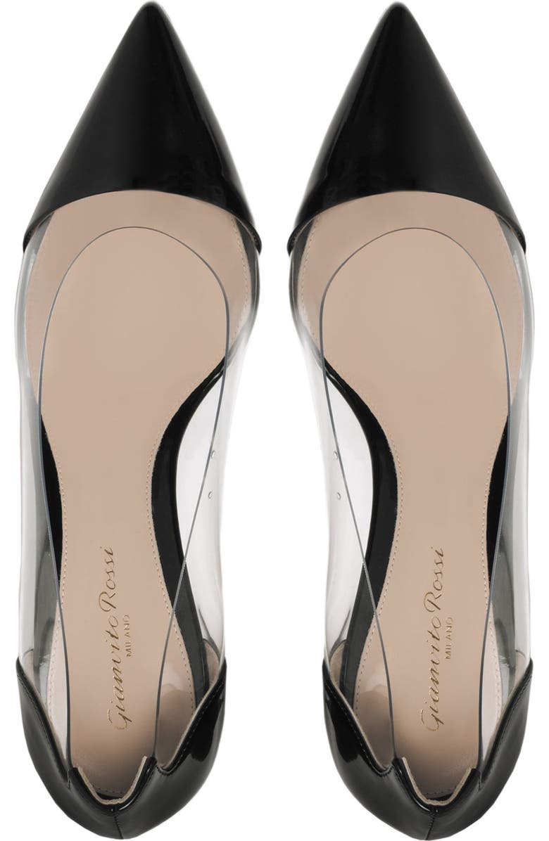 Gianvito Rossi Plexi 55 Pumps, Alternate, color,