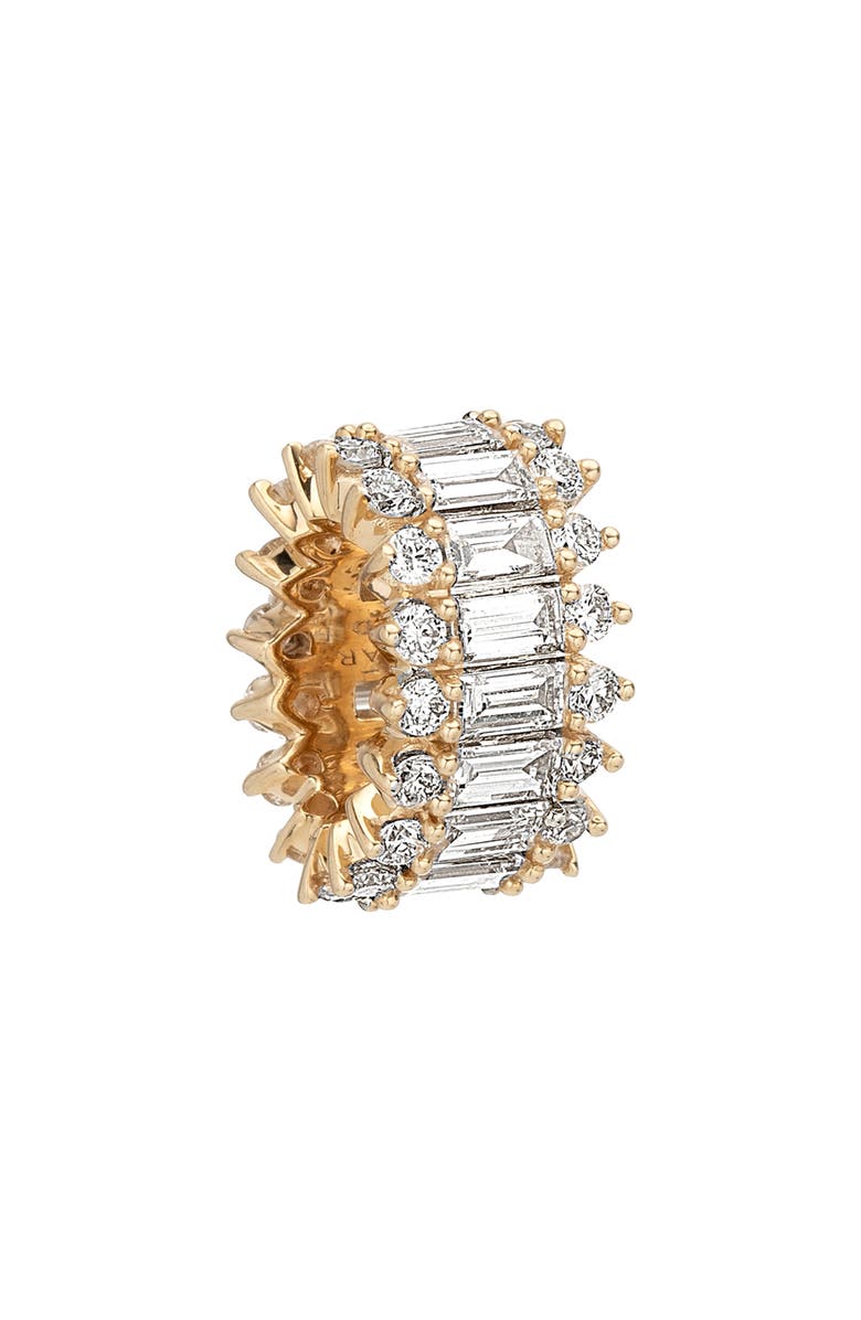 Adina Reyter Lab-Grown Diamond Baguette Charm, Main, color, 14K Yellow Gold