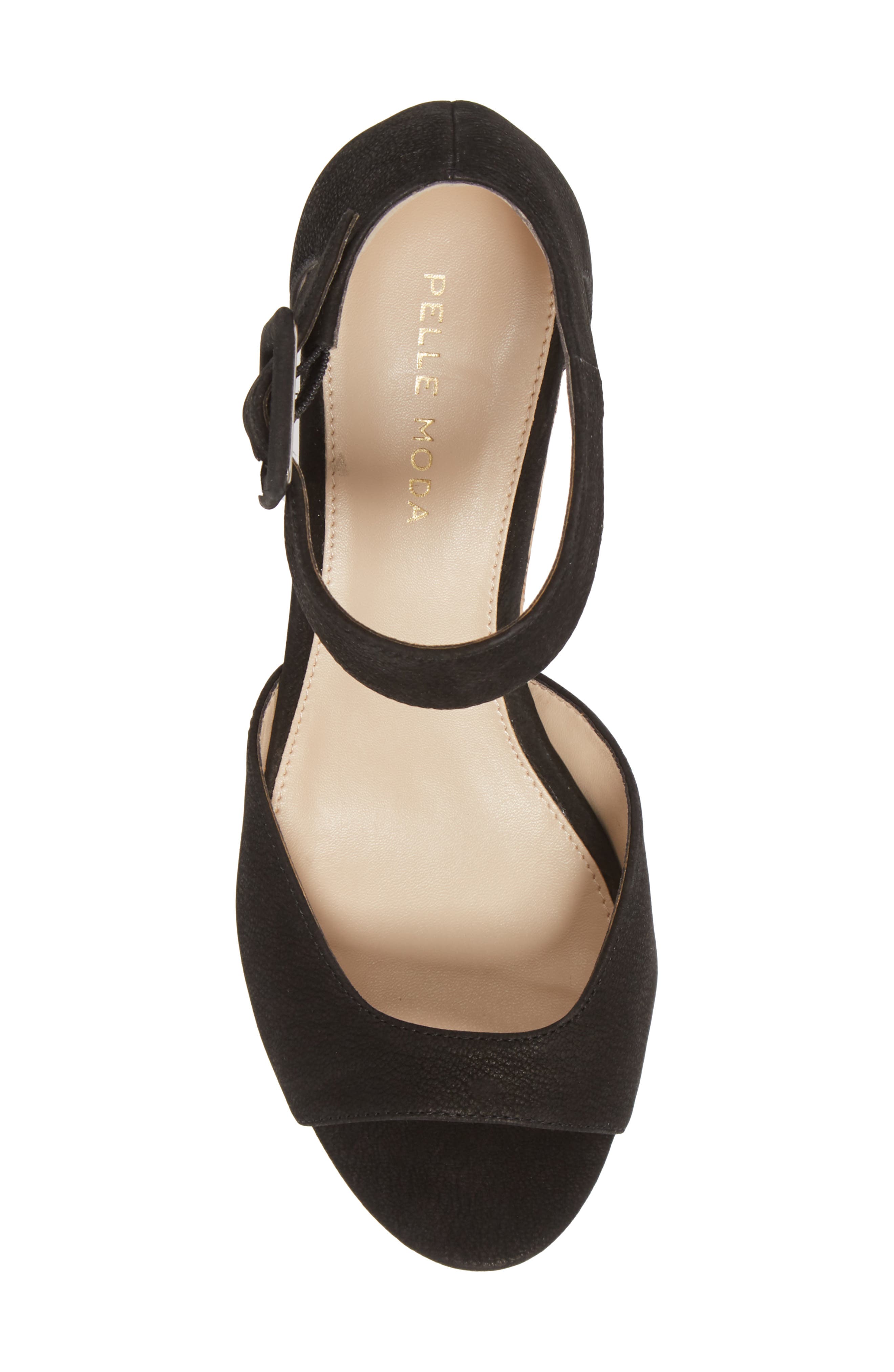 Koko Platform Wedge Sandal, Alternate, color, BLACK NUBUCK LEATHER