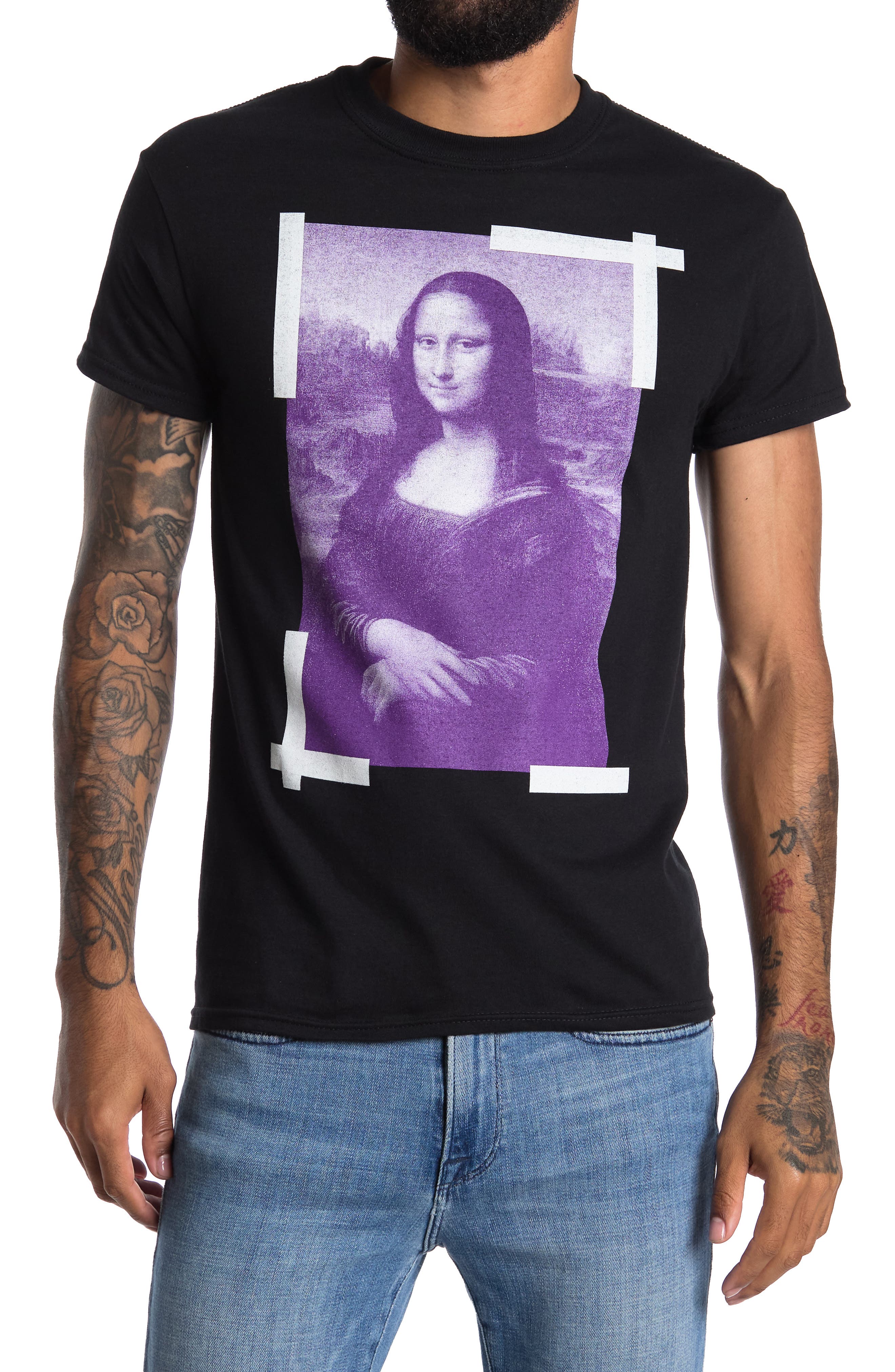 T-LINE Mona Lisa Graphic T-Shirt (Men) | Nordstromrack
