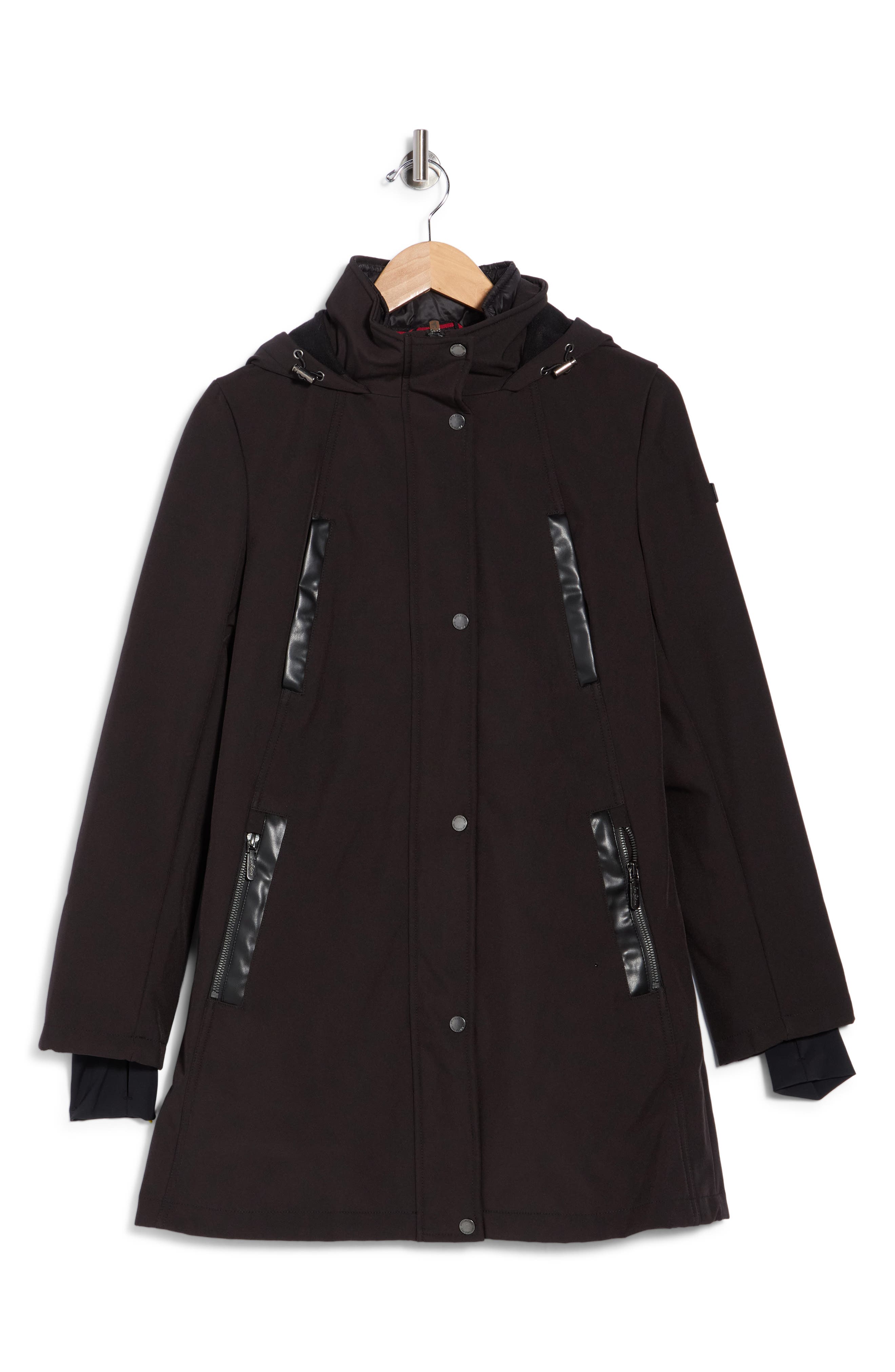 Hooded Softshell Anorak with Bib
