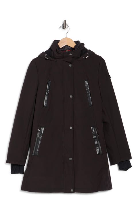 Hooded Softshell Anorak with Bib