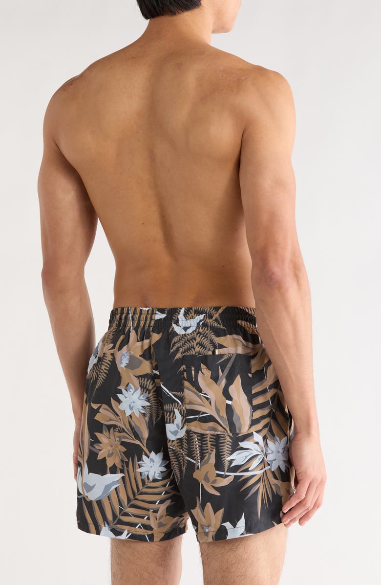 BOSS Piranha Swim Trunks, Alternate, color, Medium Beige