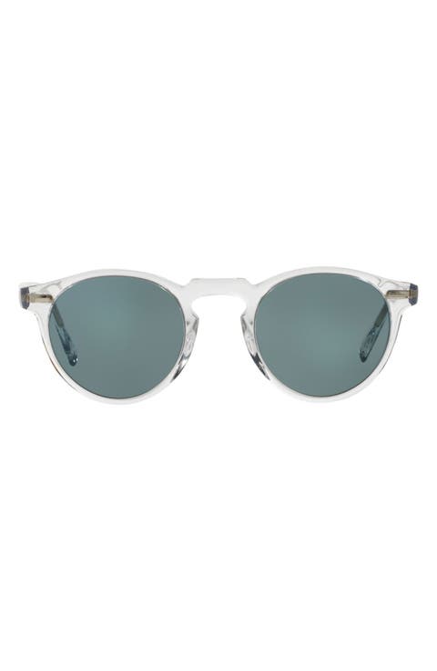 Gregory Peck Phantos 50mm Round Sunglasses