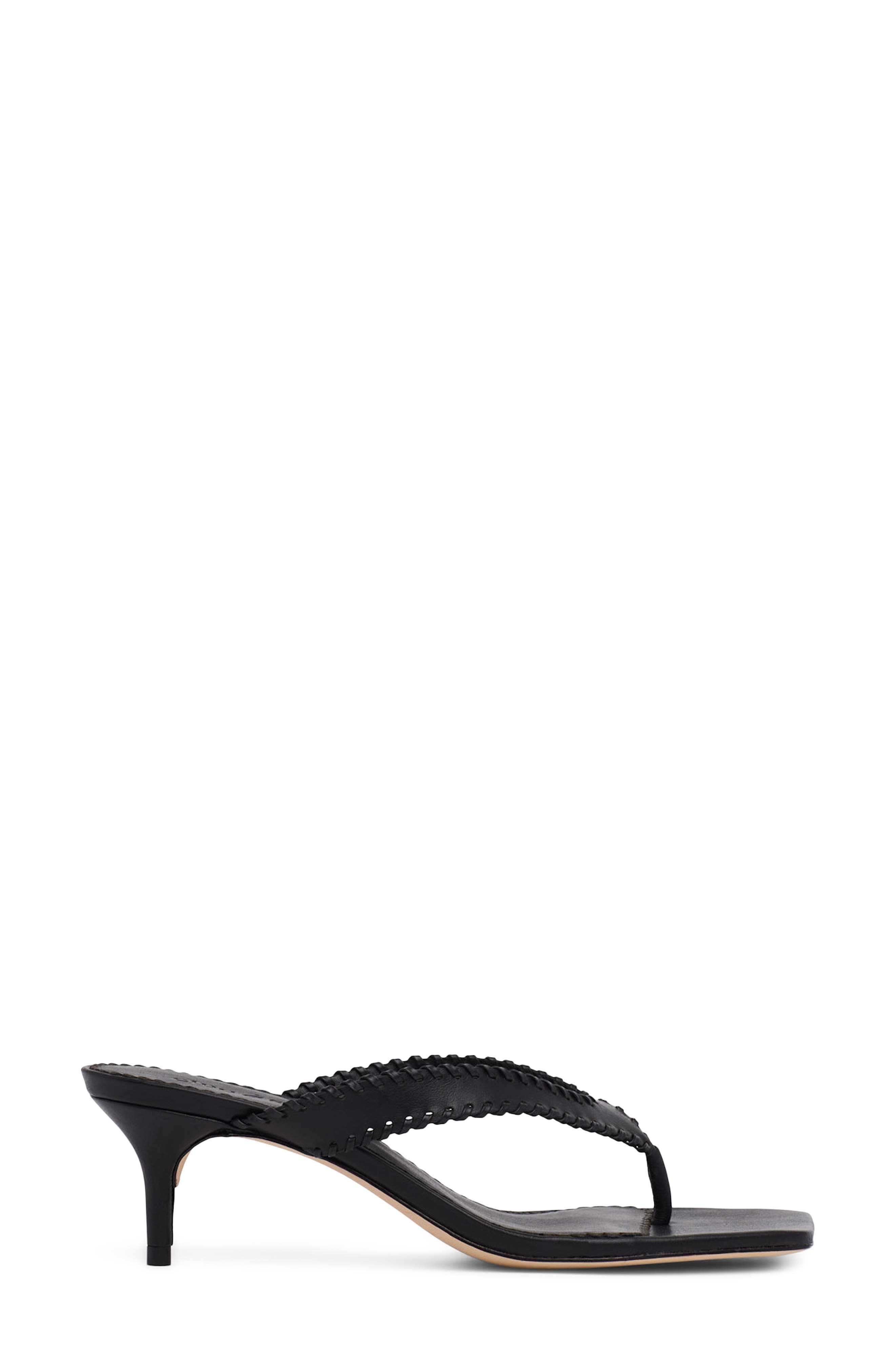 Cinq à Sept Frankie Thong Slide Sandal, Alternate, color, Black