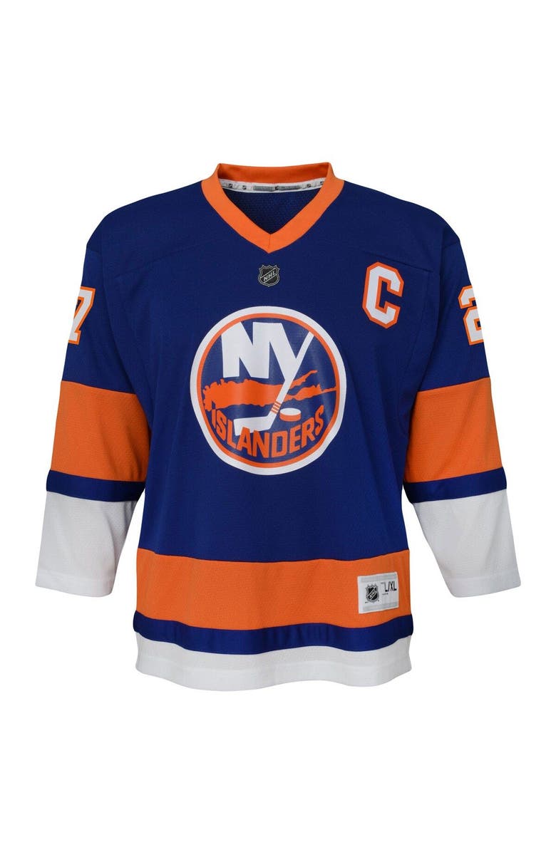 Outerstuff Youth Anders Lee Blue New York Islanders Replica Player Jersey, Alternate, color, 