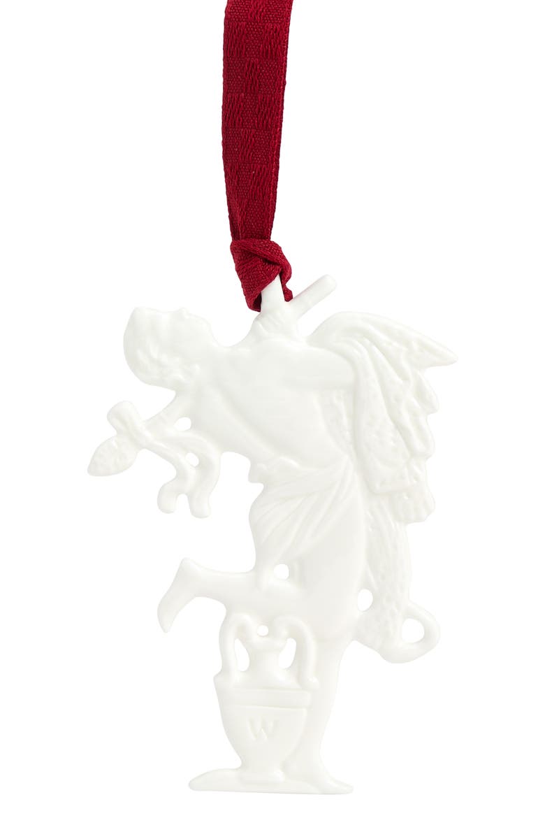 Festive Bacchus Bone China Ornament, Alternate, color, WHITE