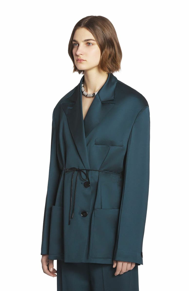 Lanvin OVERSIZED BELTED JACKET, Alternate, color, 