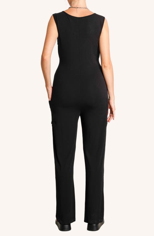 Nom Maternity Romy Jumpsuit In Black